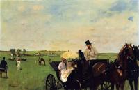 Degas, Edgar - A Carriage at the Races